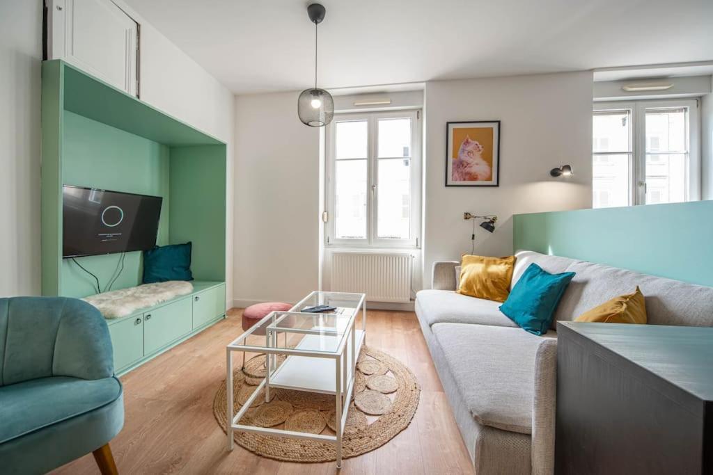 Macon Cozy / Appartement Central 100M² / 8 Pers 외부 사진