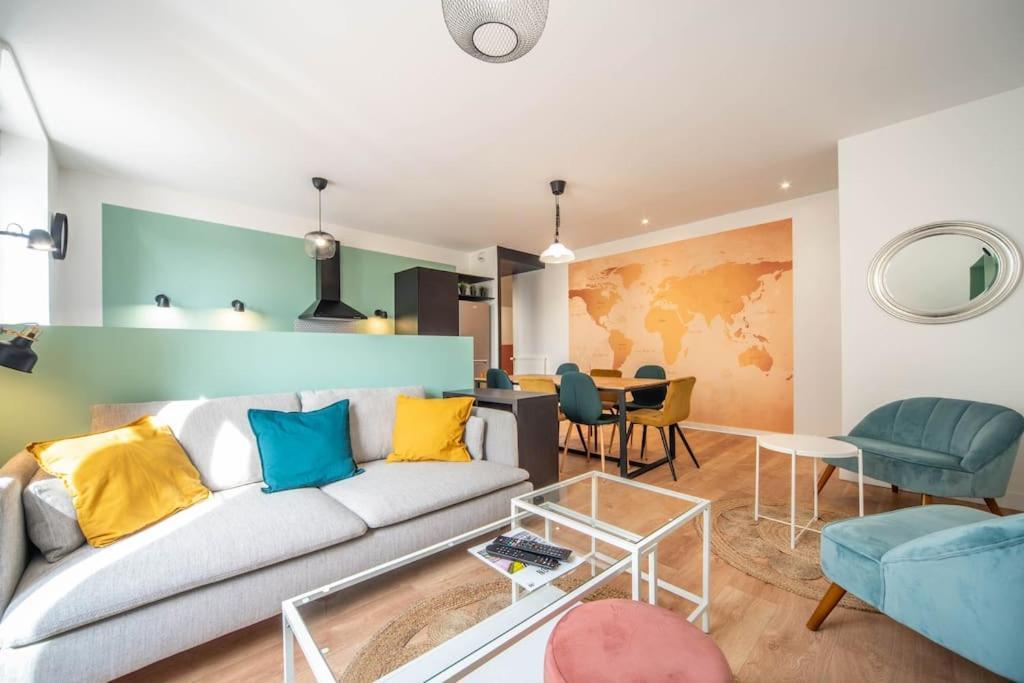 Macon Cozy / Appartement Central 100M² / 8 Pers 외부 사진