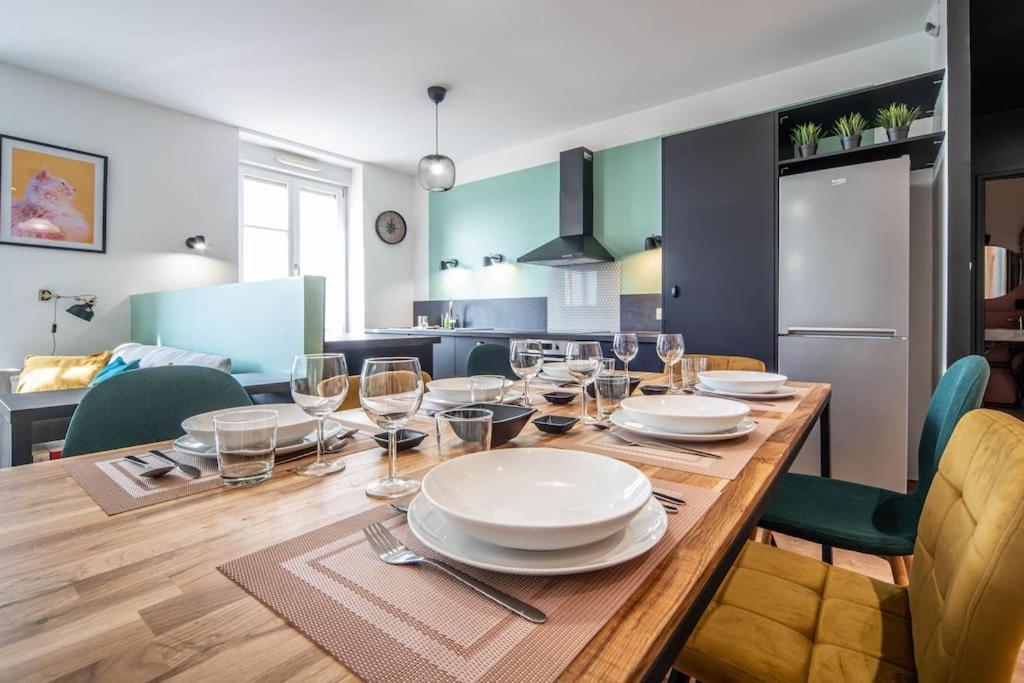 Macon Cozy / Appartement Central 100M² / 8 Pers 외부 사진